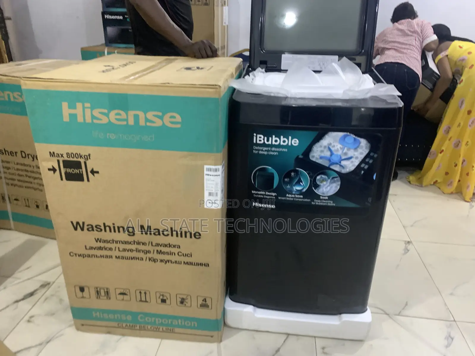 Hisense Top Loading Washer 11kg Ibubble Tech