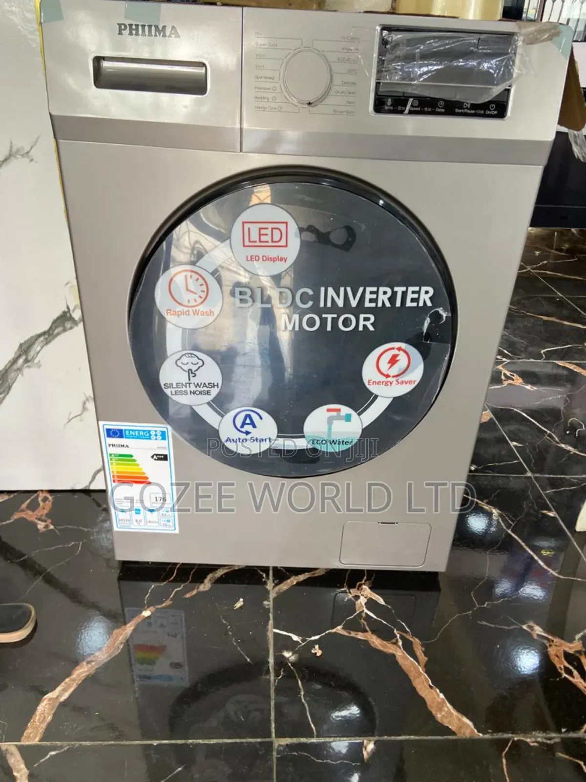 Phima 8kg Silver Washing Machine
