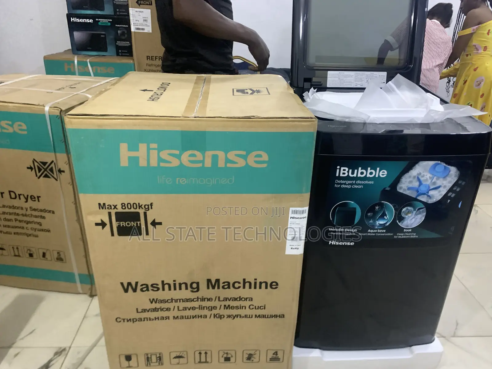 Hisense Automatic 11kg Laundry Machine – Top Load