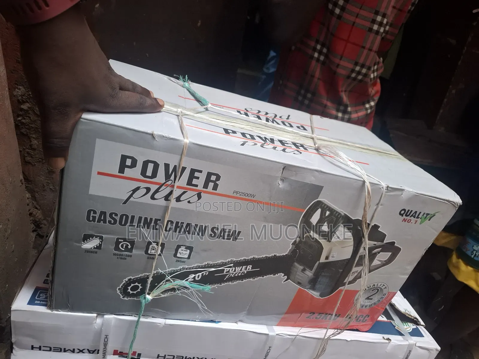 20" Powerplus Gasoline Chainsaw