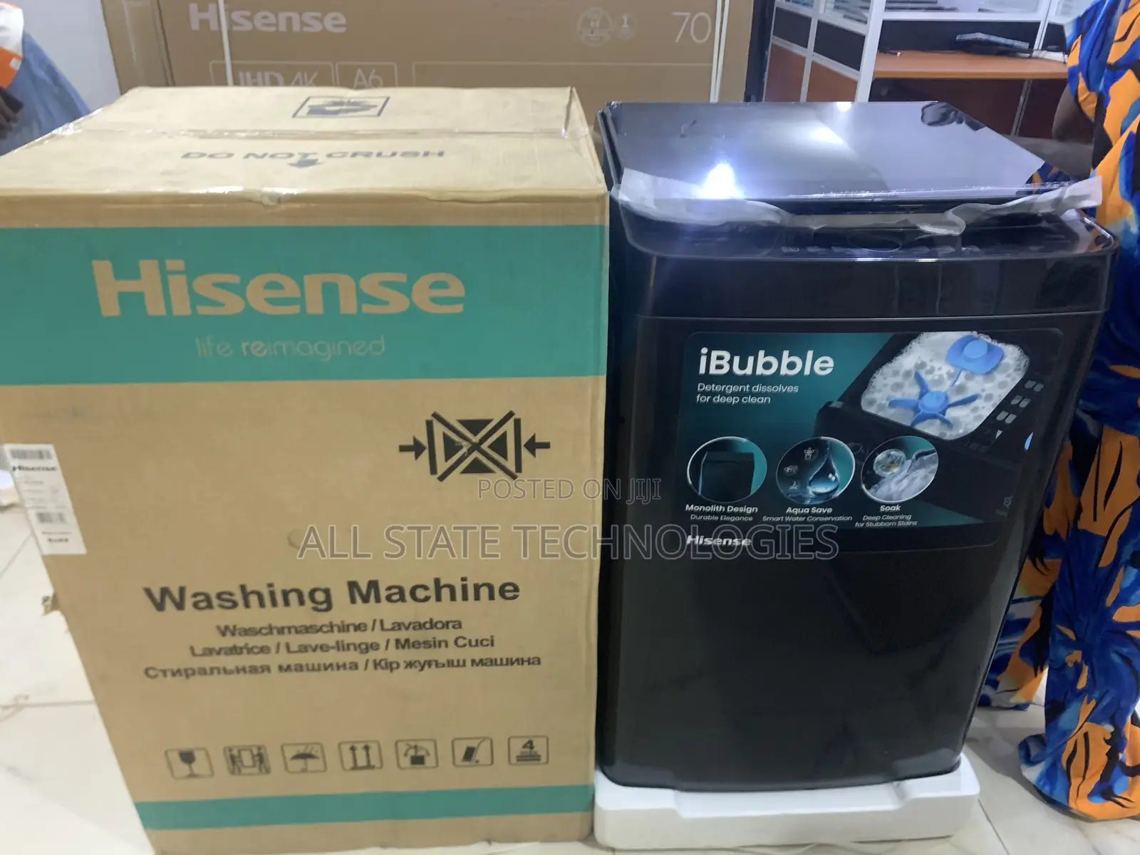 Wt3k1123ubwt Hisense Ibubble Top Load Machine