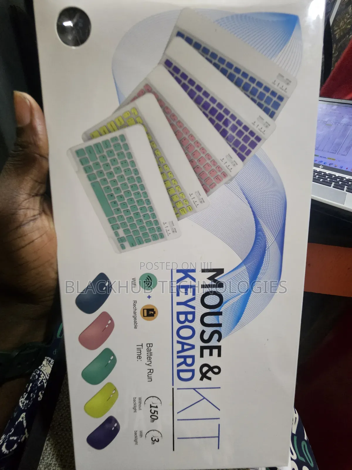 Rechargeable Wireless Keyboard and Mouse Kit