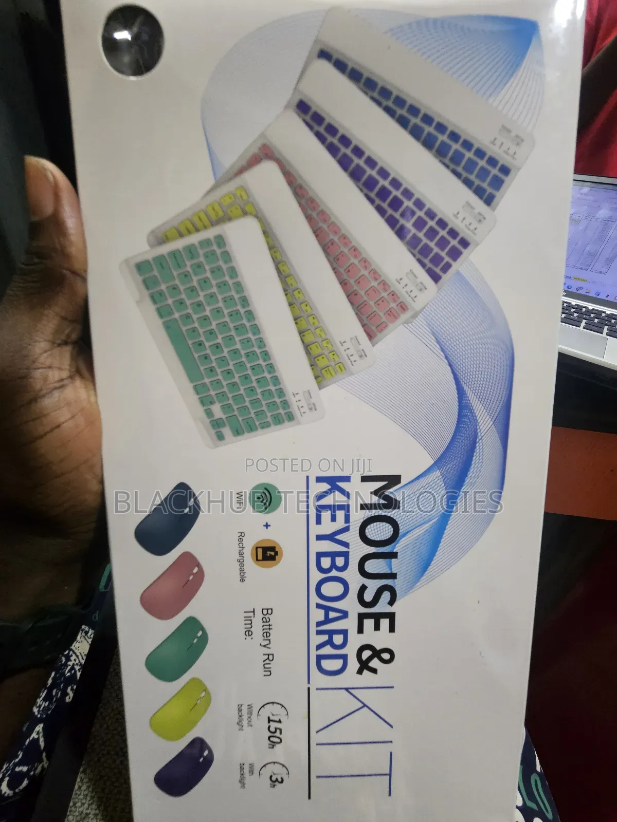 Rechargeable Wireless Keyboard and Mouse Kit