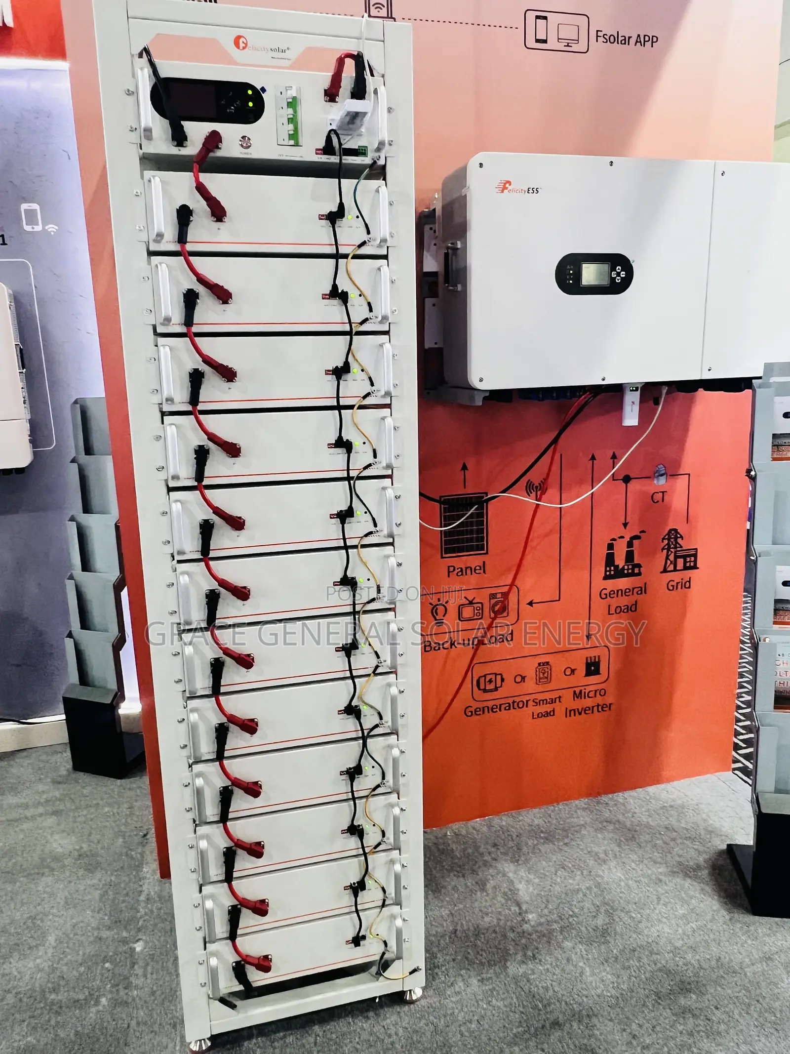 Felicity 50kw Inverter 60kwh Lithium Battery