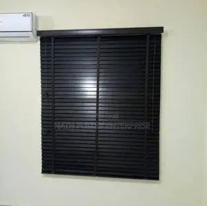 Black Wooden Blinds