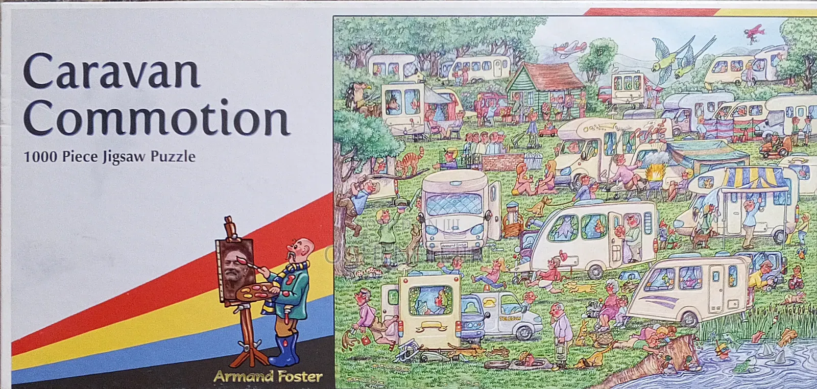 1000-Piece Caravan Commotion Puzzle