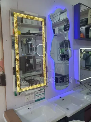 Led Mirror With Touch Sensor (Available in Other Designs and Shapes)