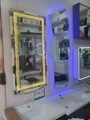 Led Mirror With Touch Sensor (Available in Other Designs and Shapes)