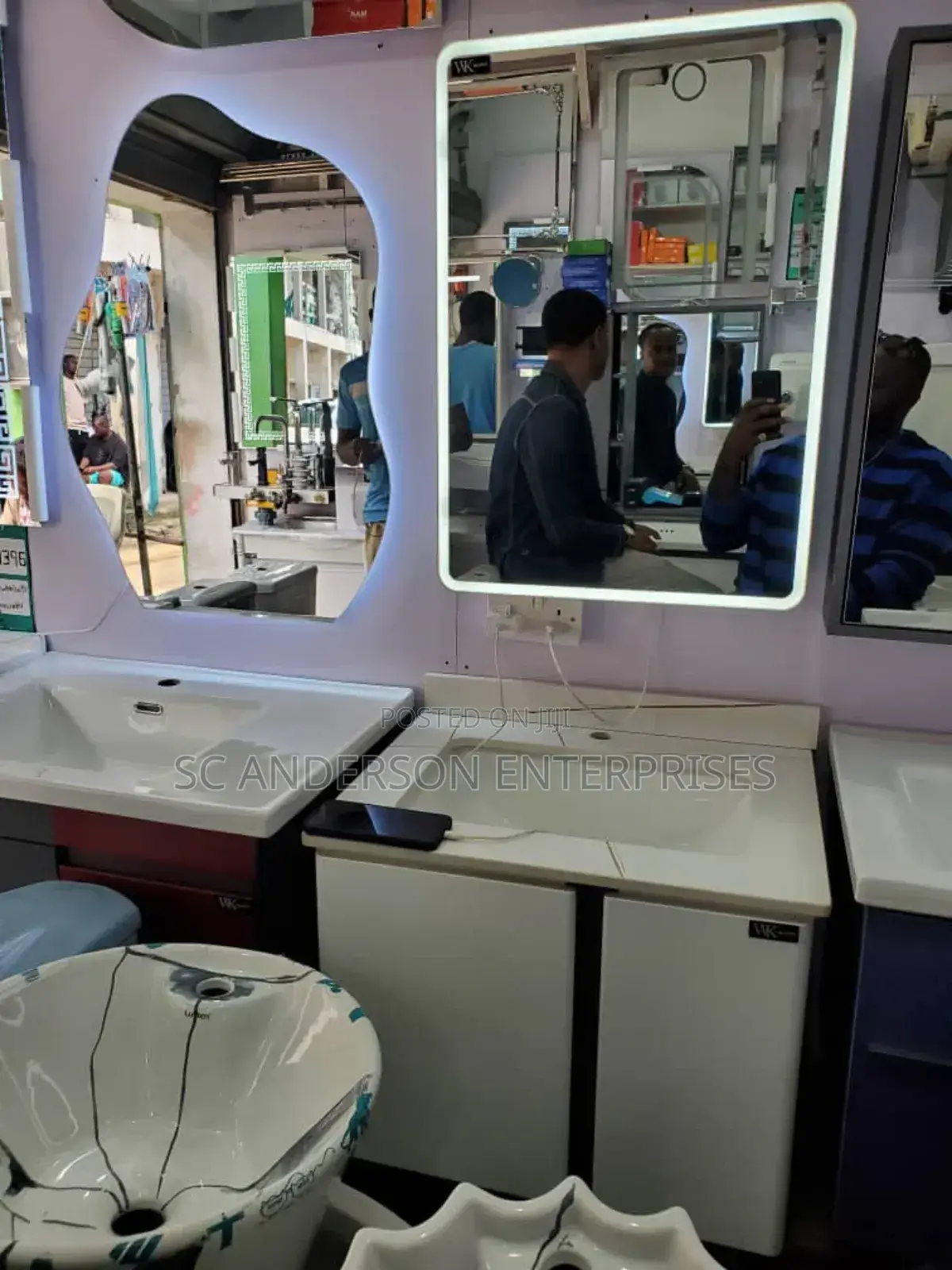Led Mirror With Touch Sensor (Available in Other Designs and Shapes)