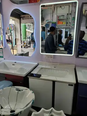 Led Mirror With Touch Sensor (Available in Other Designs and Shapes)