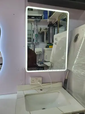Led Mirror With Touch Sensor (Available in Other Designs and Shapes)