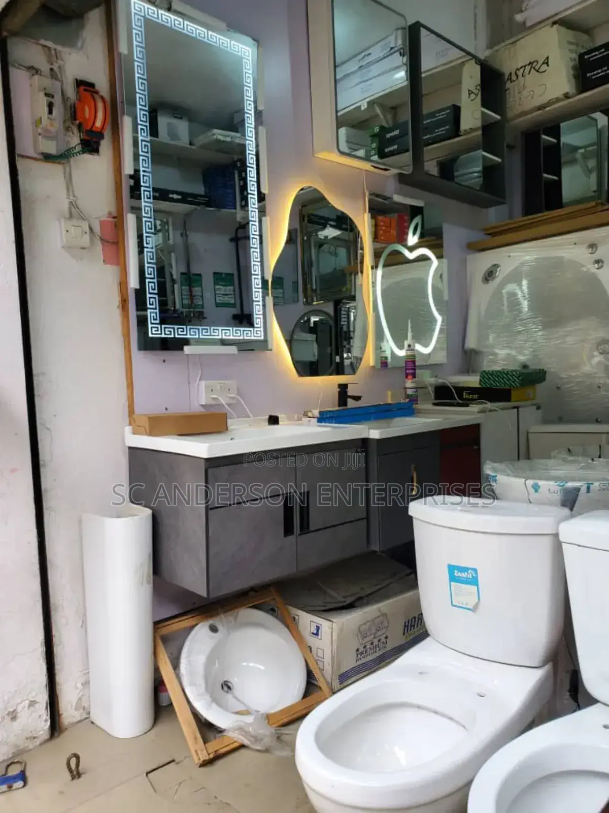 Led Mirror With Touch Sensor (Available in Other Designs and Shapes)