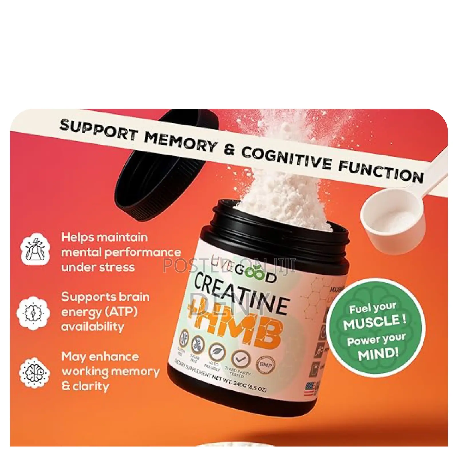 Live Good Creatine + HMB