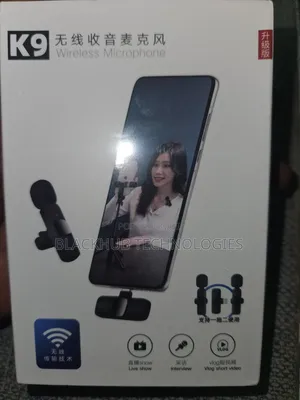  Dual Wireless Lapel Microphone (2 Microphones in Pack)