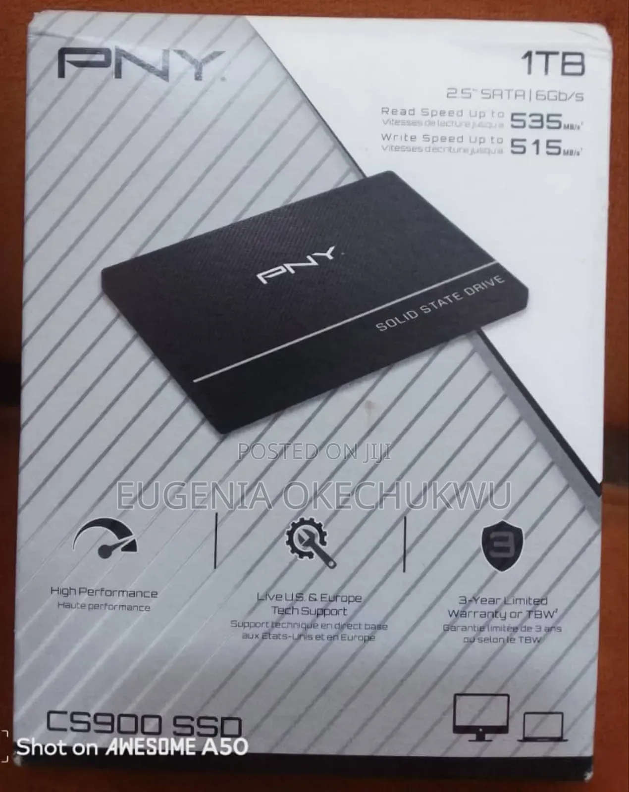 Pny Cs900500gb Ssd