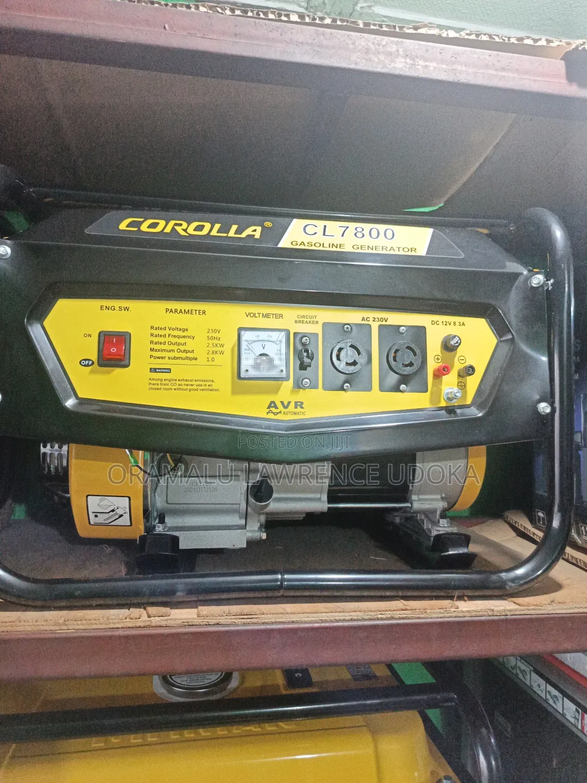 Corolla Generator 2.8kva Low Noise