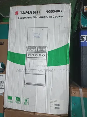 Tamashi Gas Cooker All Glass 50 by 50 Anty Rust Body