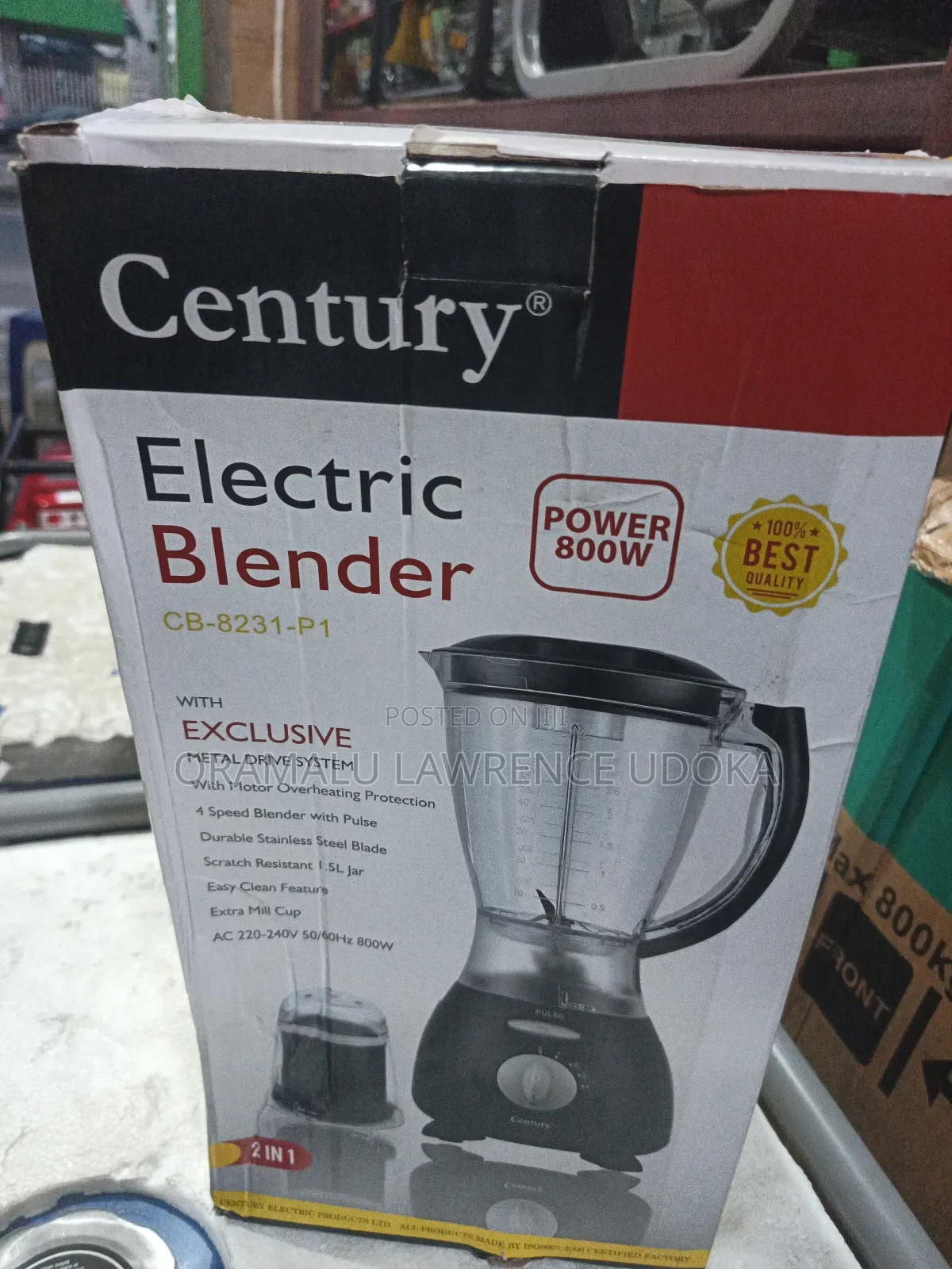 Century Blender 1.5litres