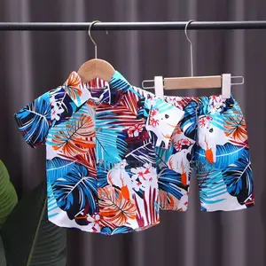 Flowered Boys Set