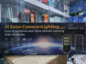 V380pro 3video Ai Solar Camera+Solar Lighting