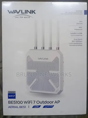 Wavlink Be5100 Wifi 7 High Fast Network/Speed Outdoor Ap| Latest Model