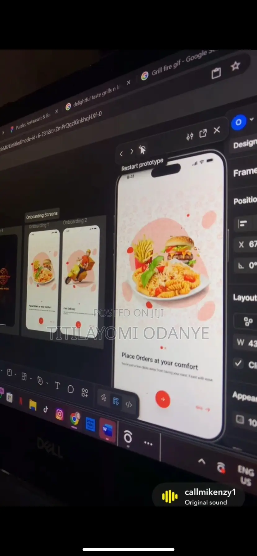 Food App Design