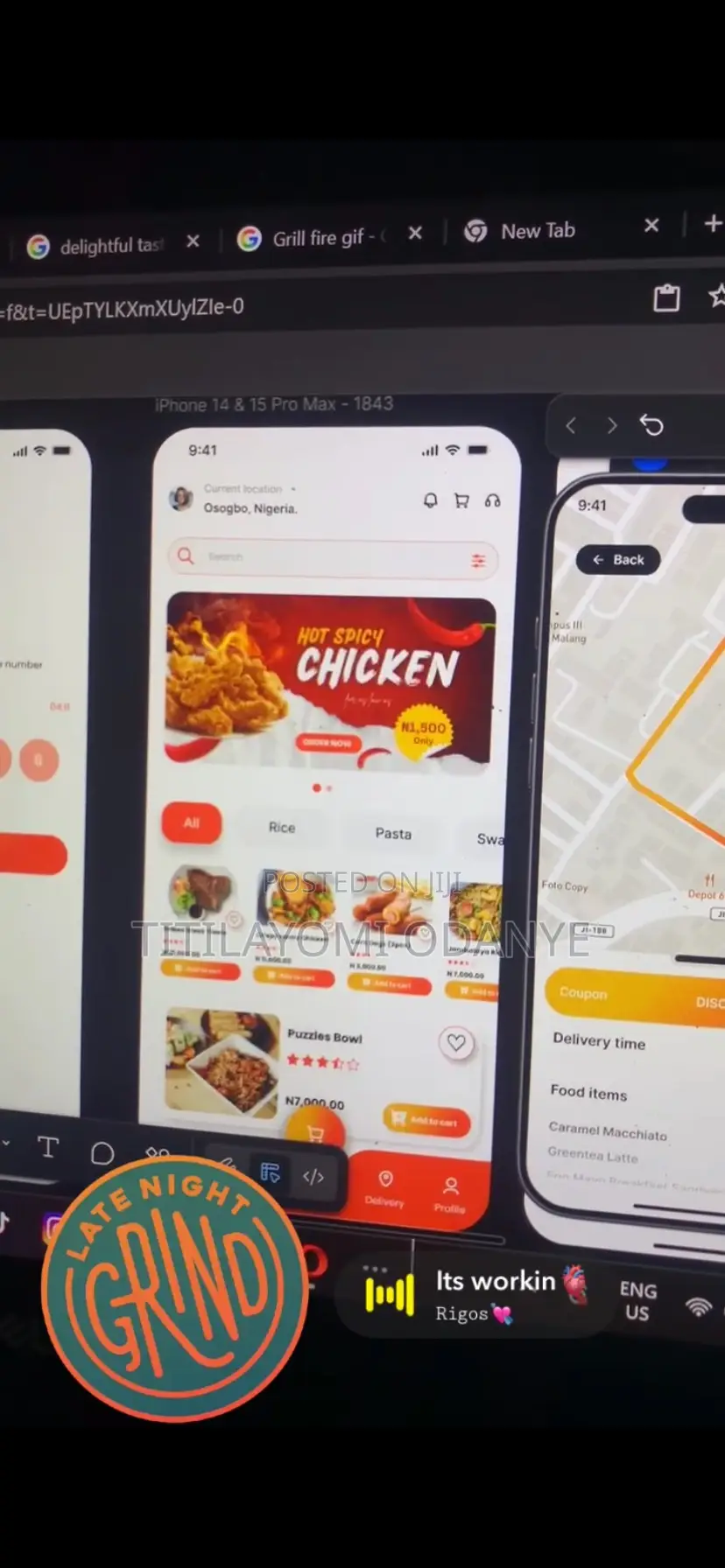Food App Design