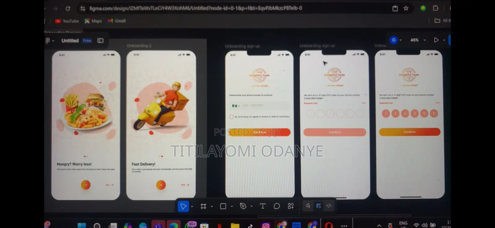 Food App Design