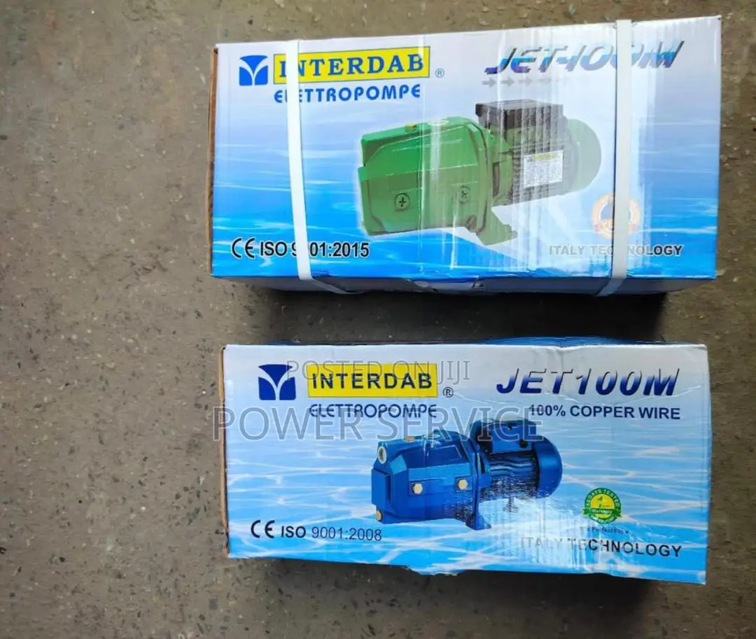 Interdab Jet100m Domestic Self-Priming Jet Pumping Machine