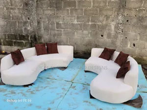 Curve Sofa Made With Jakad Material