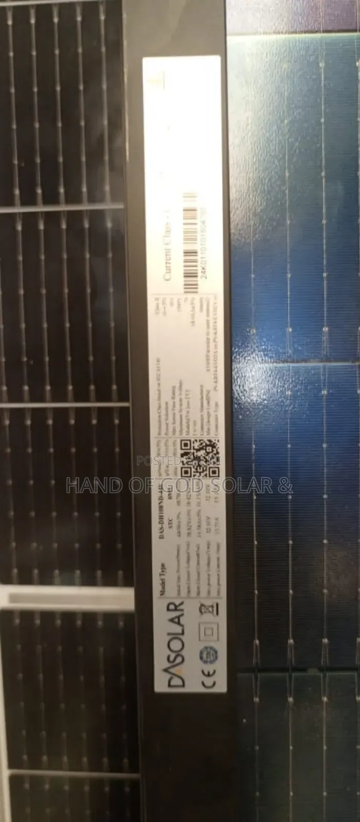 450w Da Solar All Black