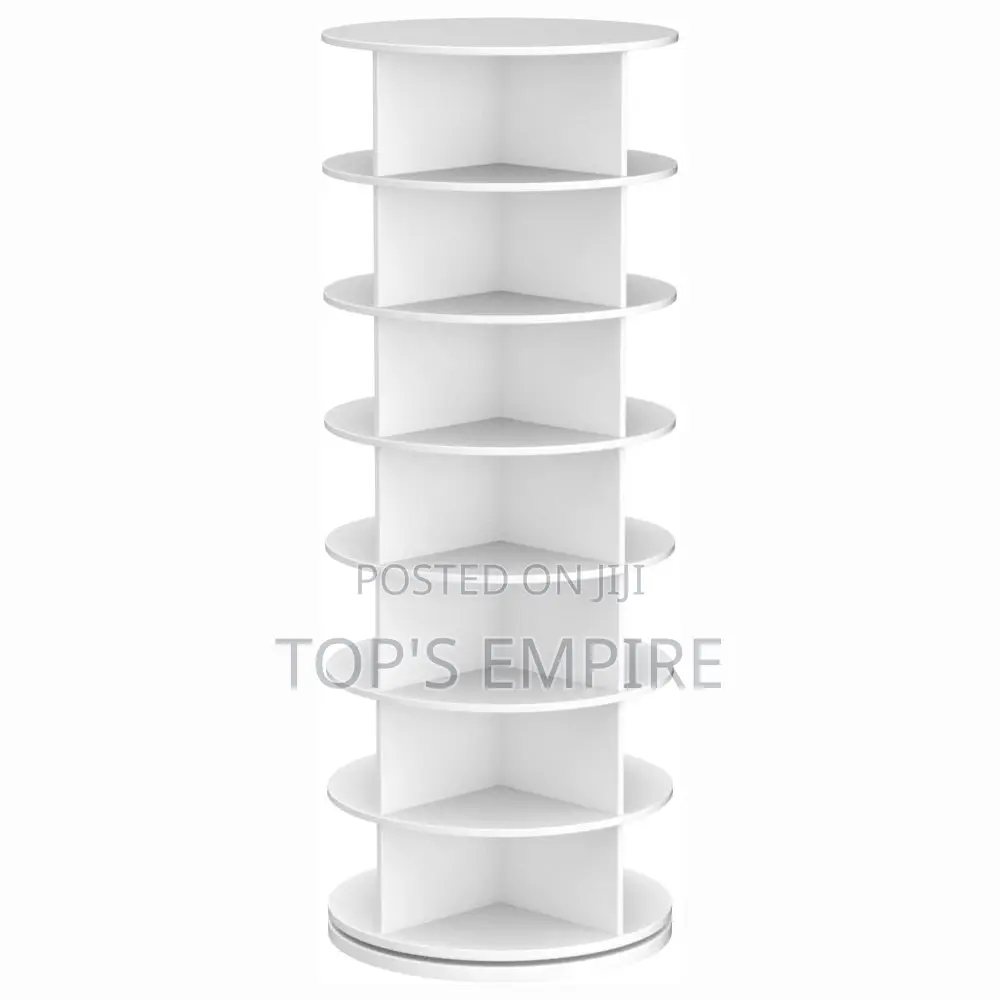 7-Tier 360° Rotating Shoe Rack – Space-Saving Tower Shelf
