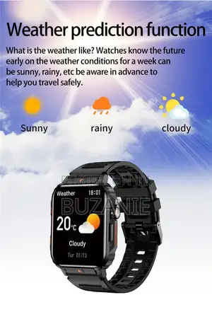 Military Smartwatch Rugged Smart Watch for Android and iPhone