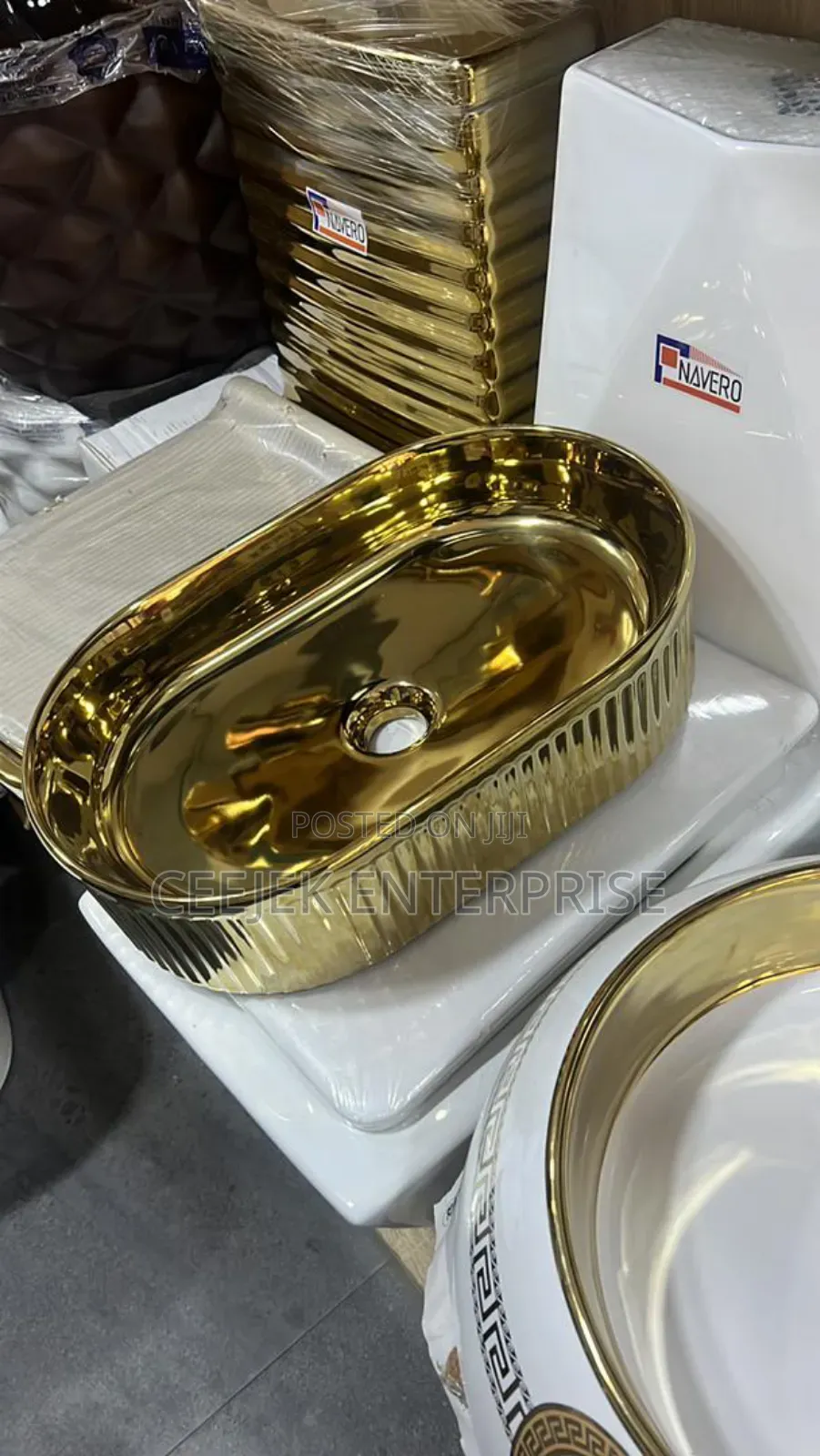 Gold Contertop Basin