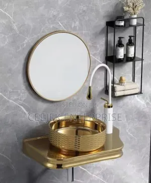 Executive Gold Wash Band Basin