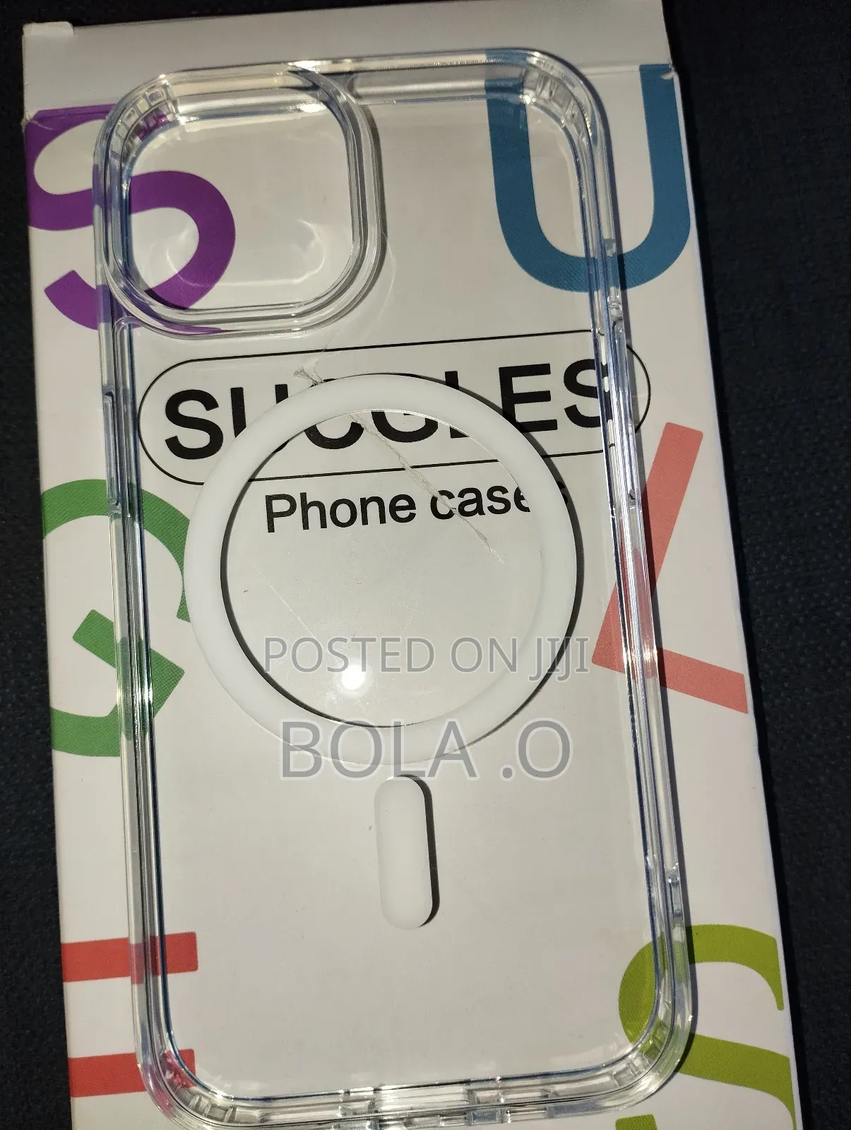 iPhone 15 Magnetic Transparent Case