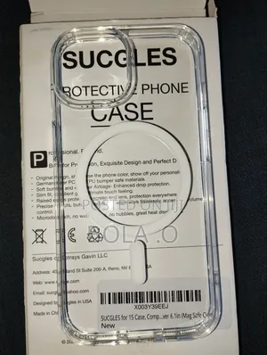 iPhone 15 Magnetic Transparent Case