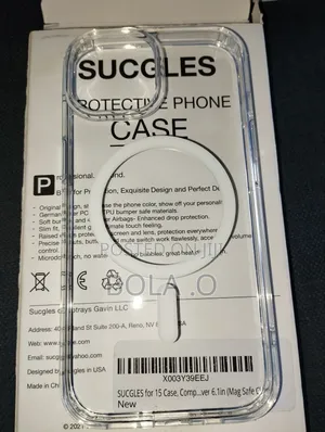 iPhone 15 Magnetic Transparent Case