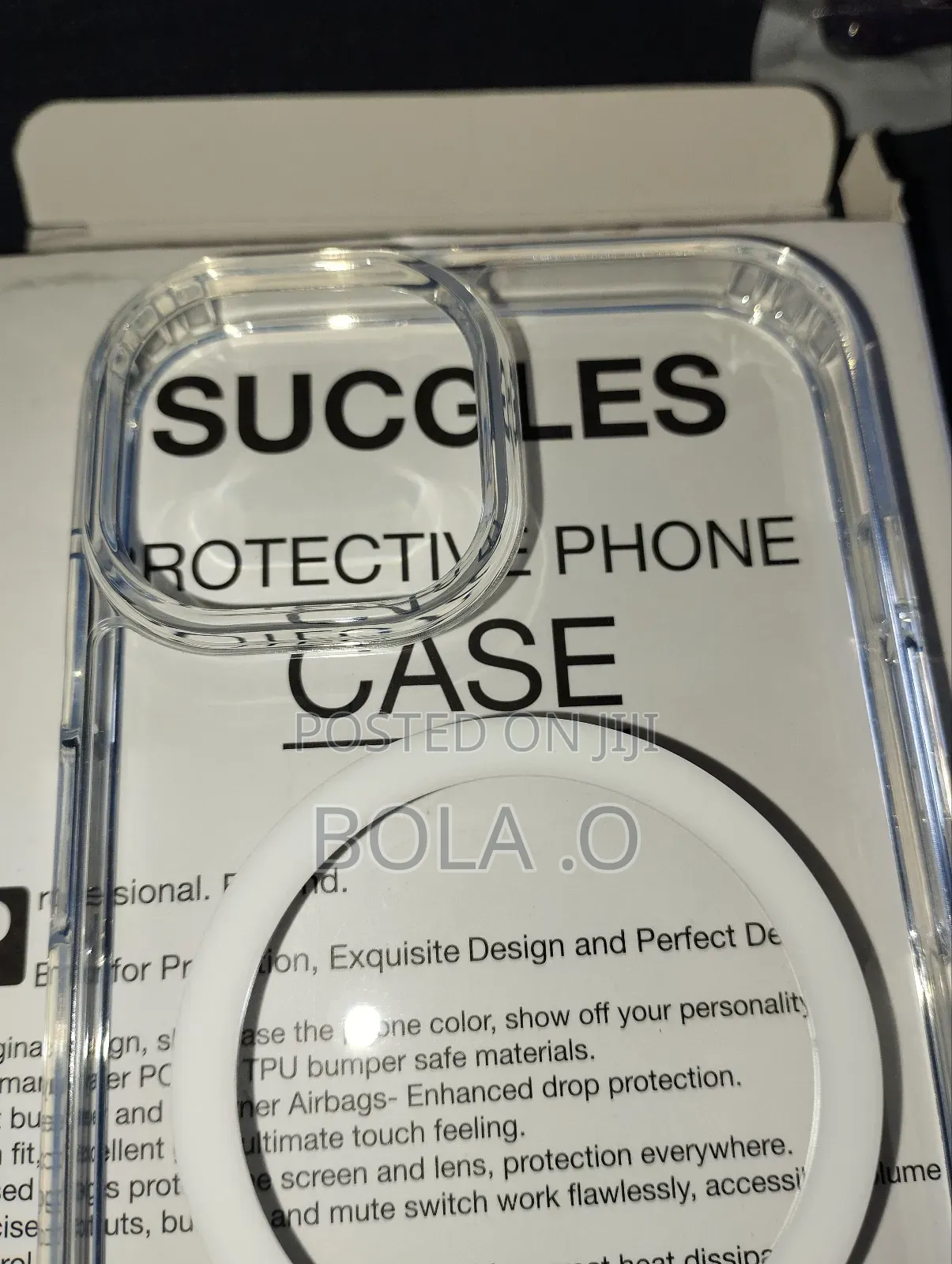 iPhone 15 Magnetic Transparent Case