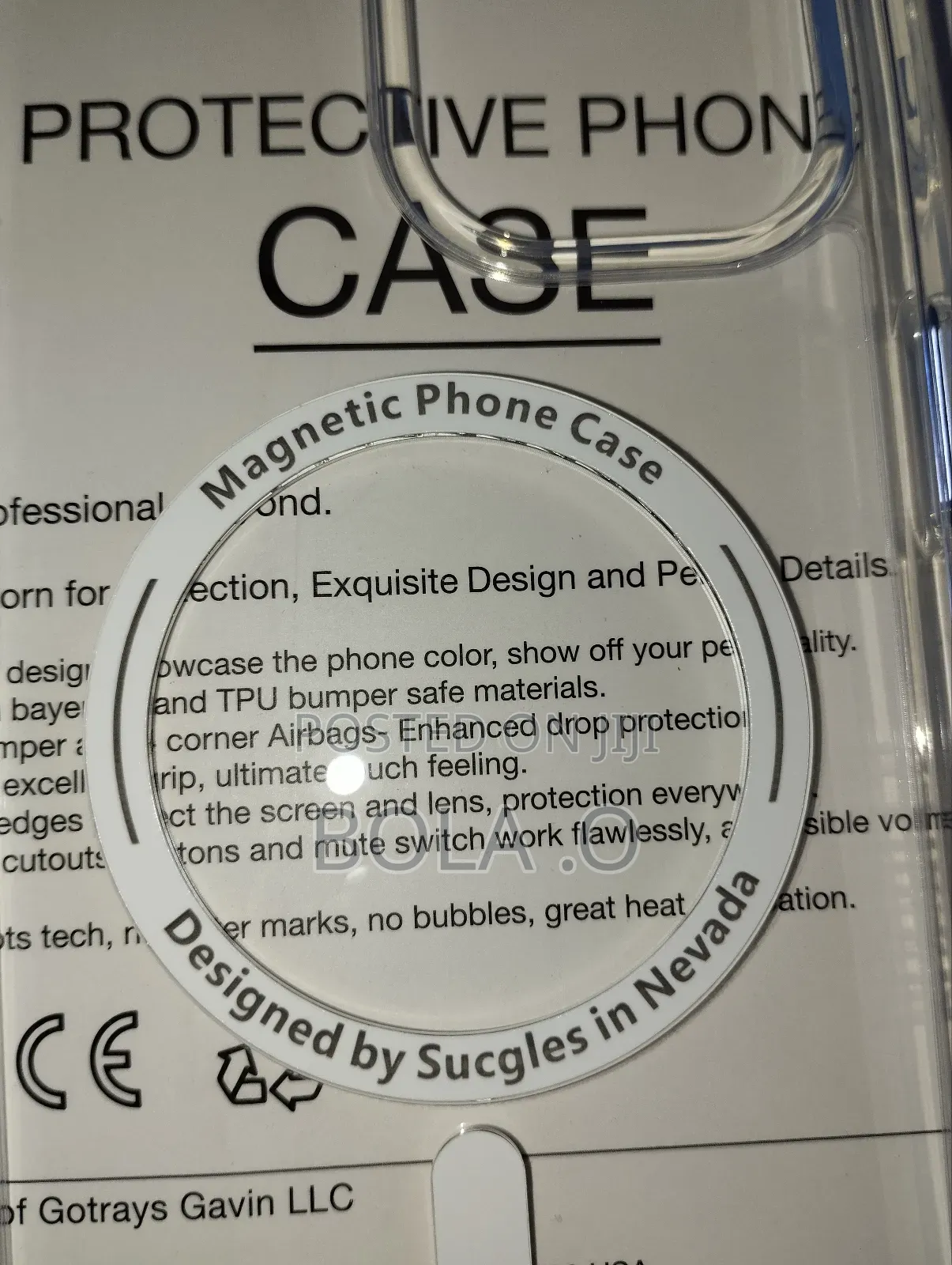 iPhone 15 Magnetic Transparent Case