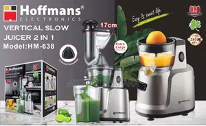 Hoffman 2 in 1 Vertical Slow Juicer