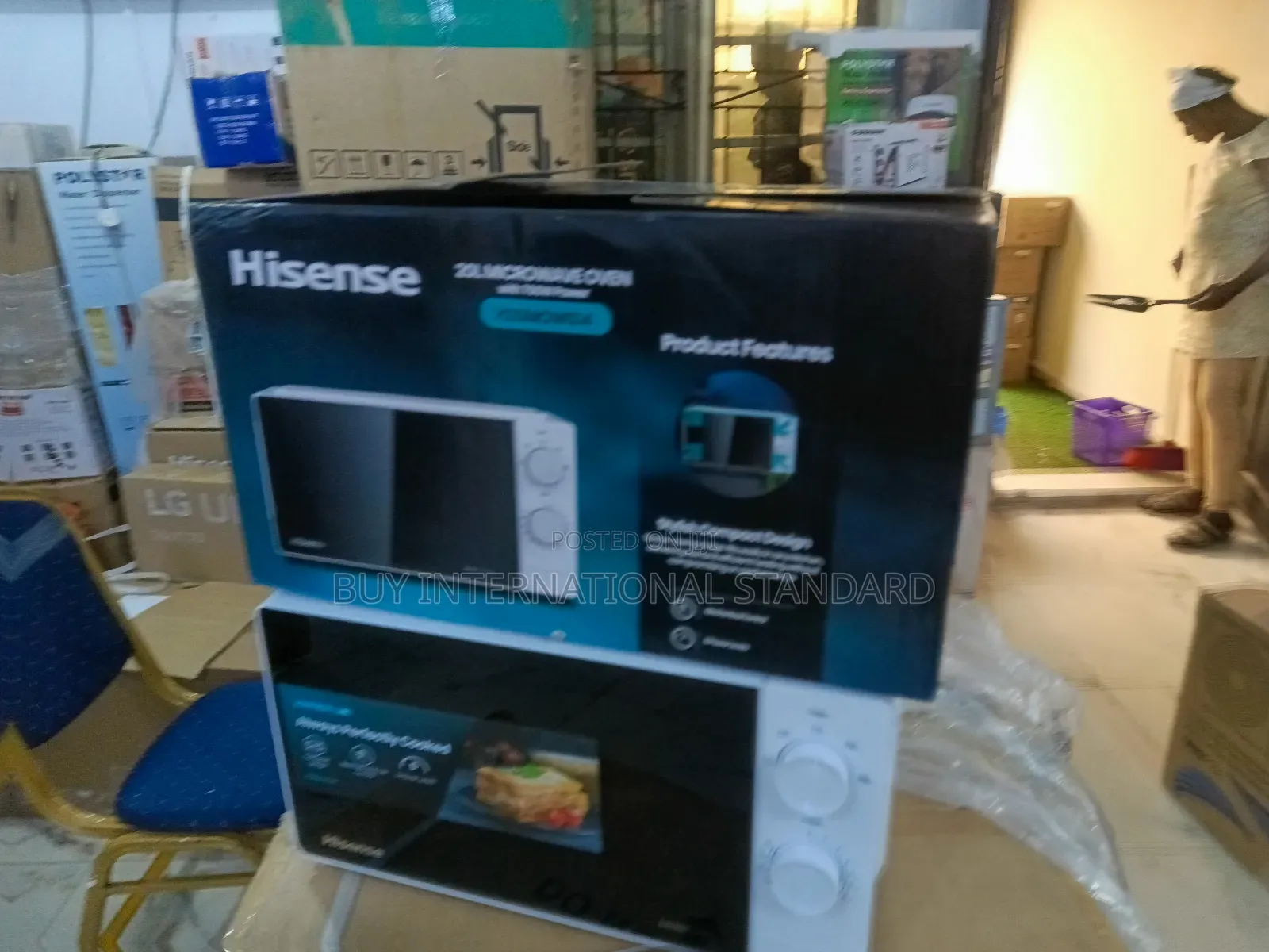Hisense 20l Manual Defrost Microwave