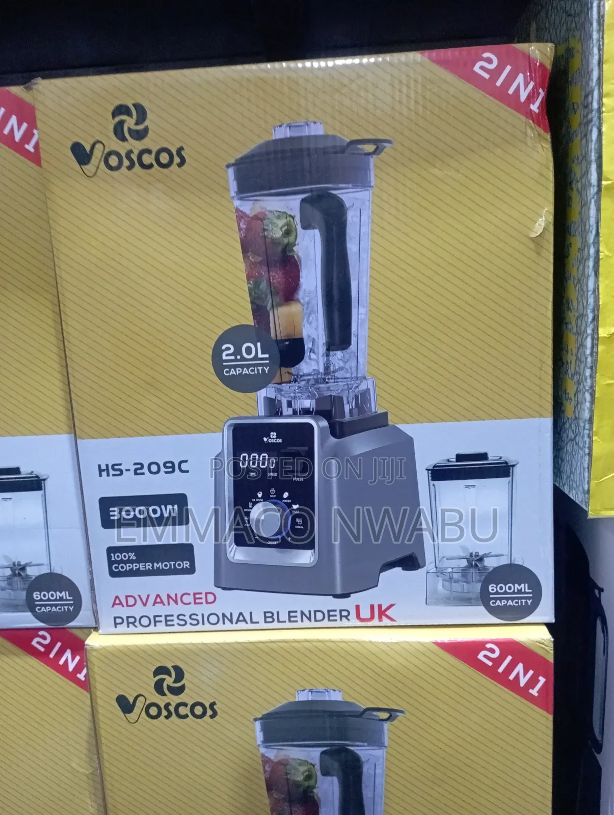 Voscos 2in1 Advanced Professional Blender. 3000w