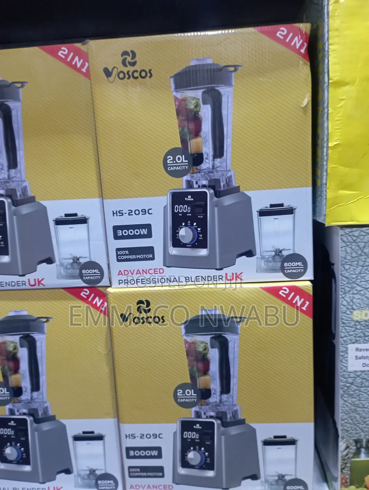 Voscos 2in1 Advanced Professional Blender. 3000w