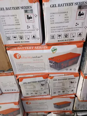 200arh 12v Felicity Gel Battery