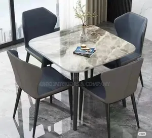 New 4 Seater Marble Dining Table