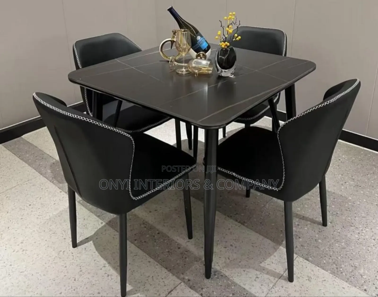New 4 Seater Marble Dining Table