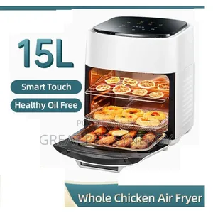 Premium 12-8 Quart 15liter Air Fryer Silver Crest
