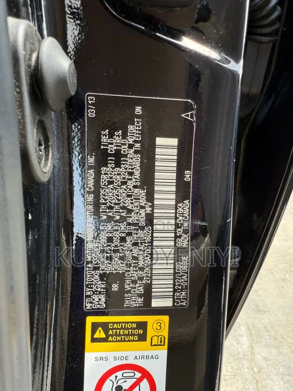 Lexus RX 350 AWD 2013 Black