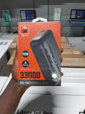 New Age 33000 Mah 4 Ports Polymer Power Bank